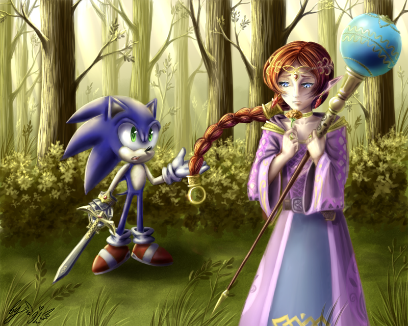 Sonic and Merlina