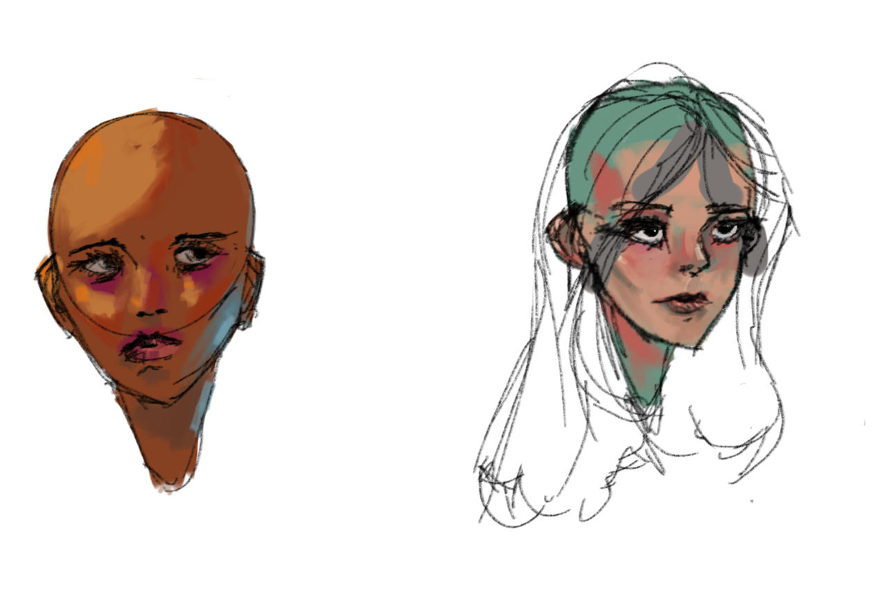 Skin Rendering Practise by 79e on DeviantArt