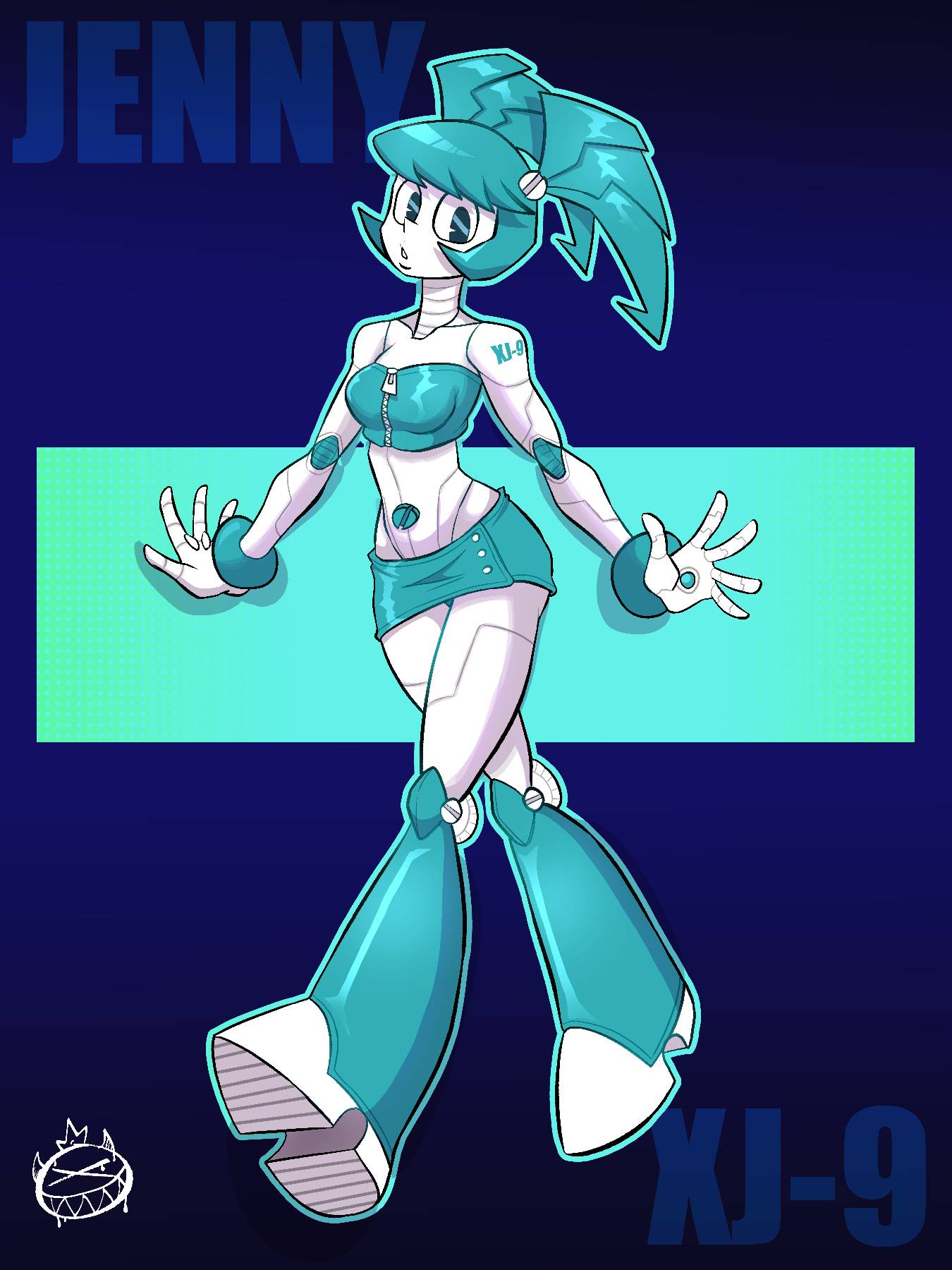 Jenny Wakeman (XJ9) Fanart Render by Redrunner613 on DeviantArt