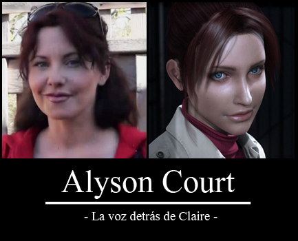 Entrevista Alyson Court – Claire Redfield