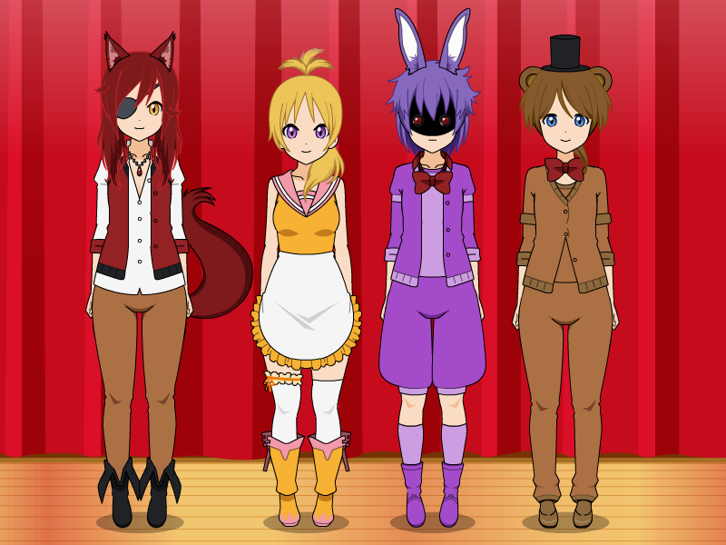 Fnafi fnaf animatronics by Envanjeline on DeviantArt