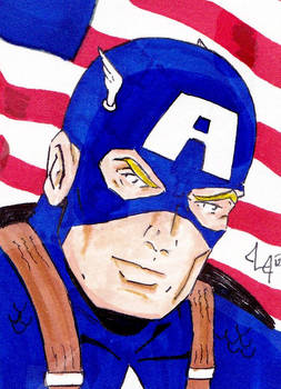 Captain America -ACEO for sale-