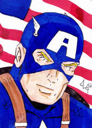 Captain America -ACEO for sale-