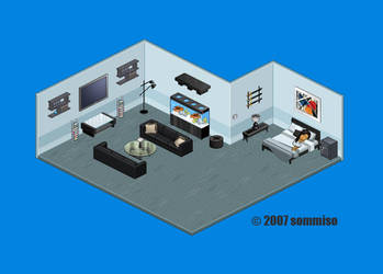 Black Room 2007 Pixel Art by sommiso