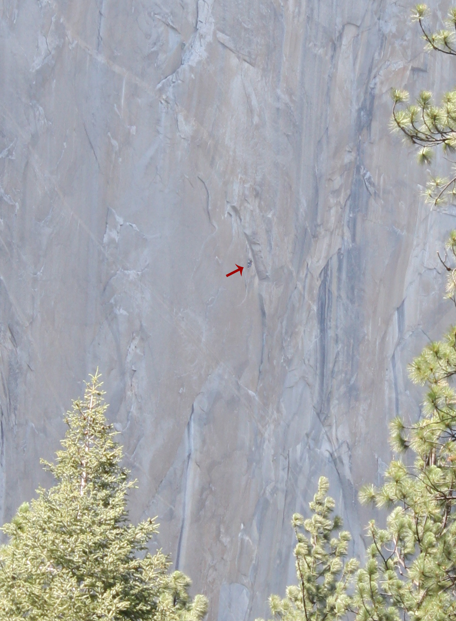 Climber on El Capitan
