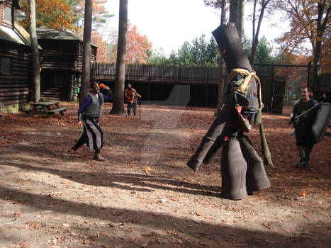 Satyr-kin vs. Timber Blight