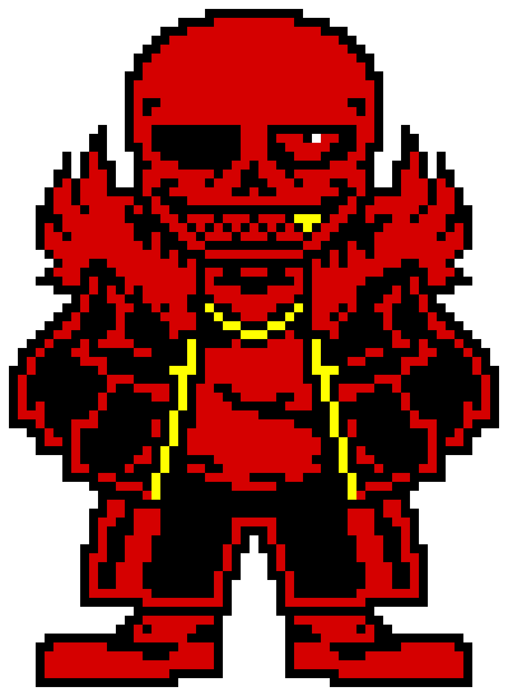 Underfell Sans Battle/Textsprites by SafetyBob9001 on DeviantArt