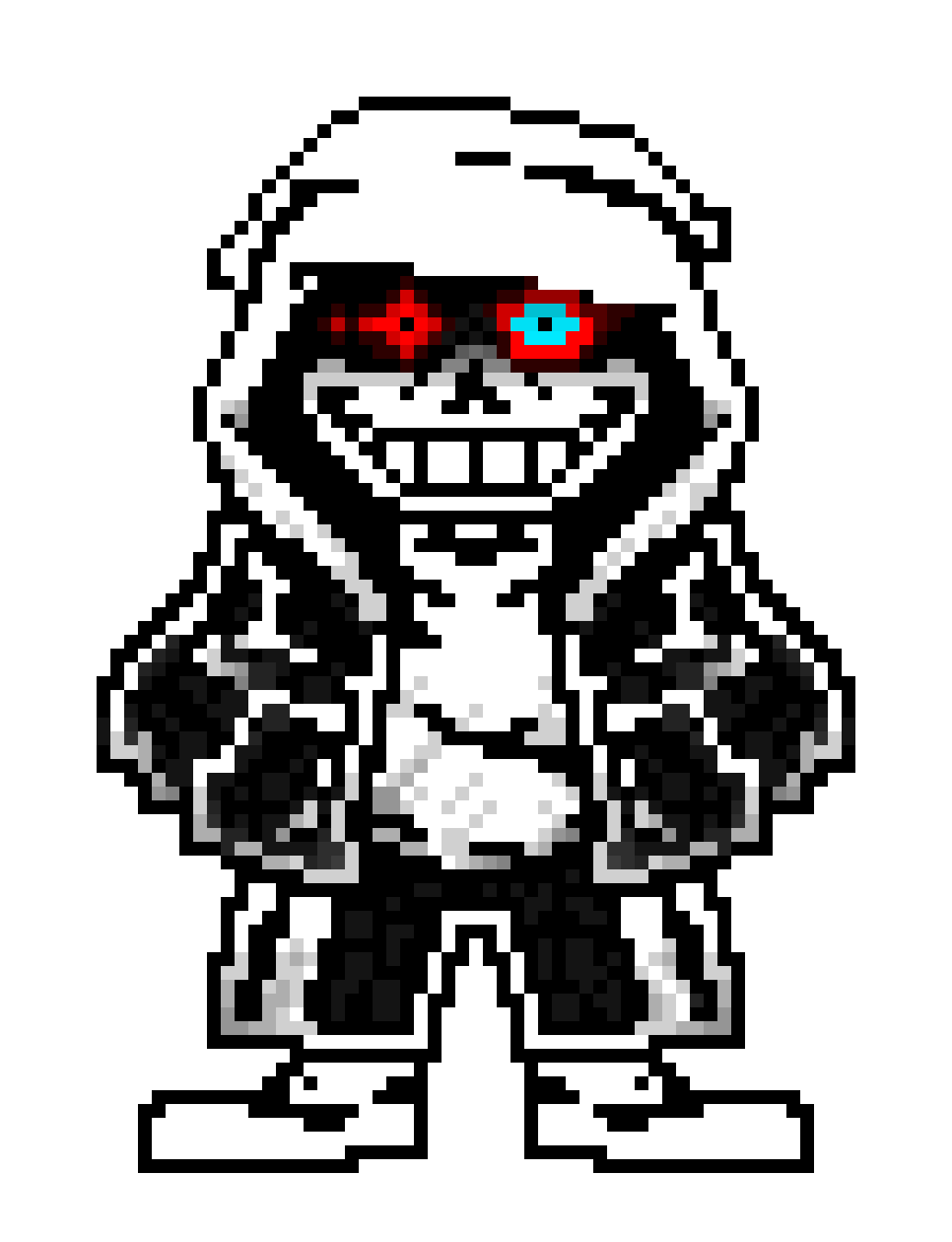 DustTale Sans sprite by me by PhantomDestroyer000 on DeviantArt