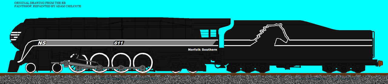 Norfolk Southern 611 By Simulatortrain On Deviantart Norfolk Southern 611 By Simulatortrain On Deviantart