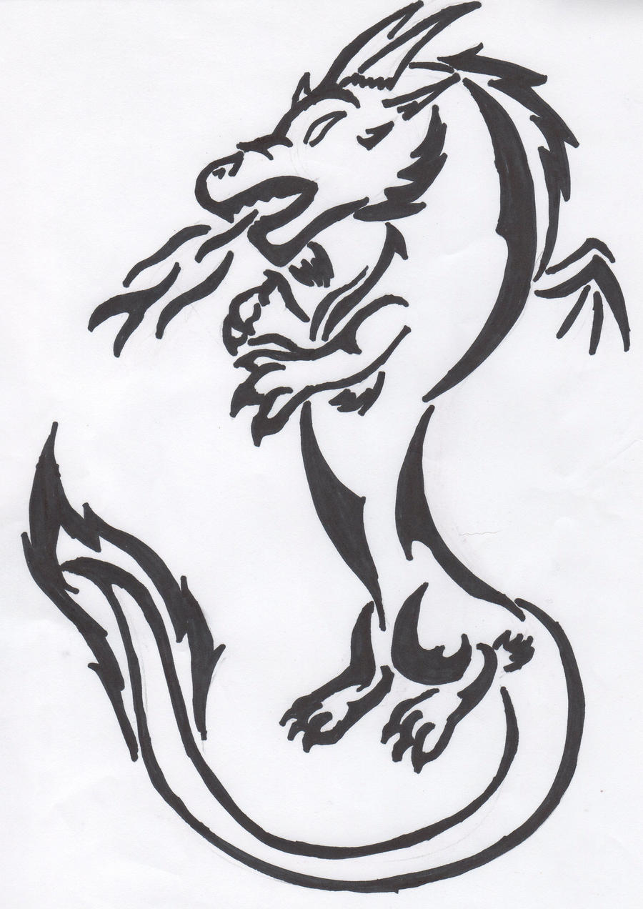 tribal dragon