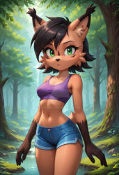Adoptable Nicole the holo Lynx 5