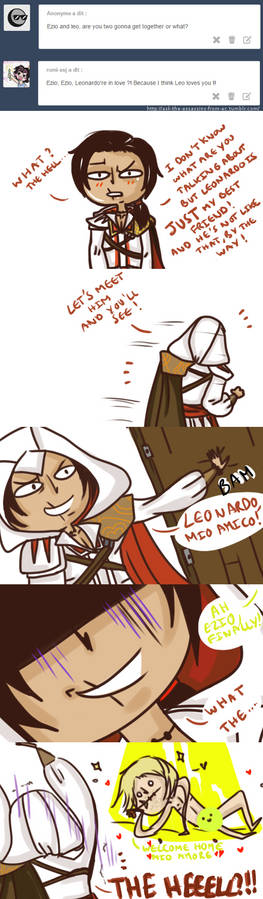 The true relationship of Ezio and Leonardo