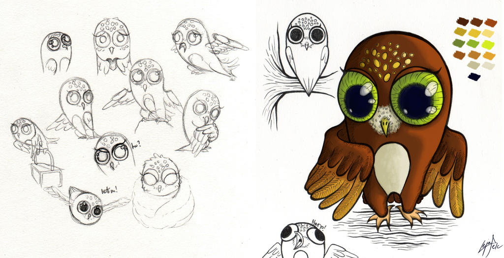 Color scheme - The Owl (Sova)