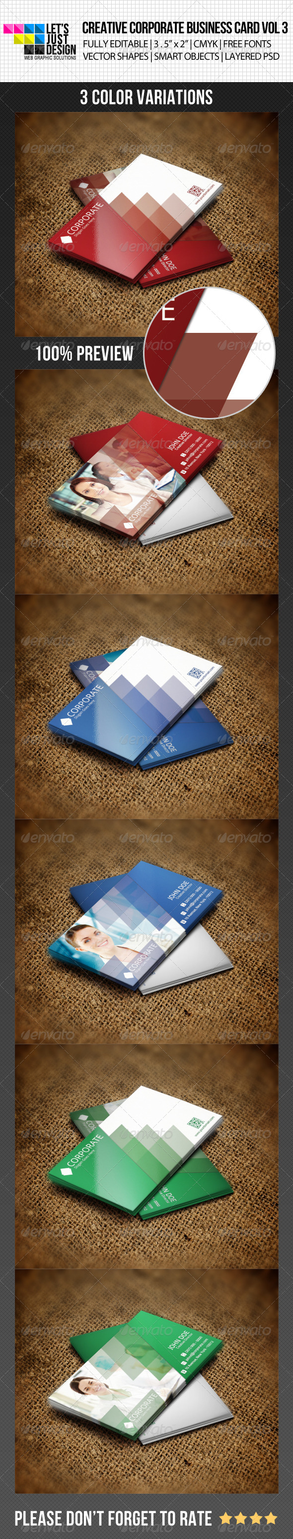 Creative Corporate Business Card Vol 3 by jasonmendes