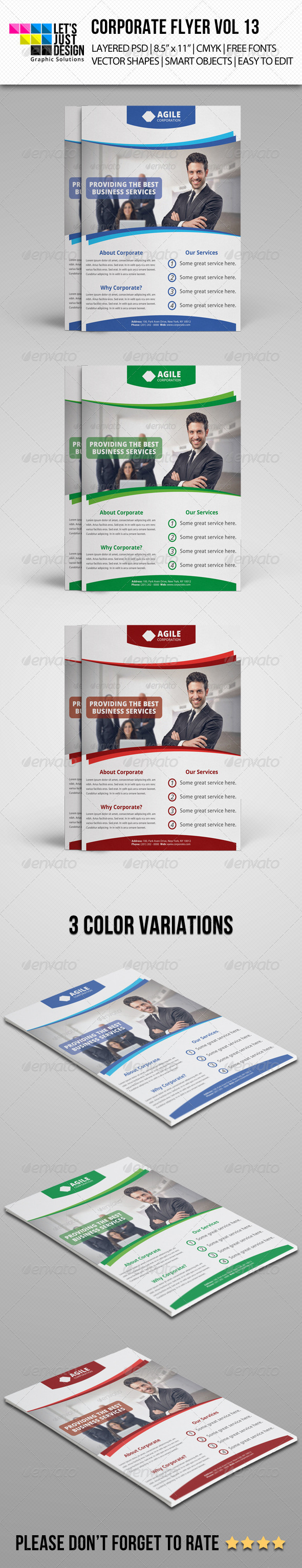 Corporate Flyer Template Vol 13