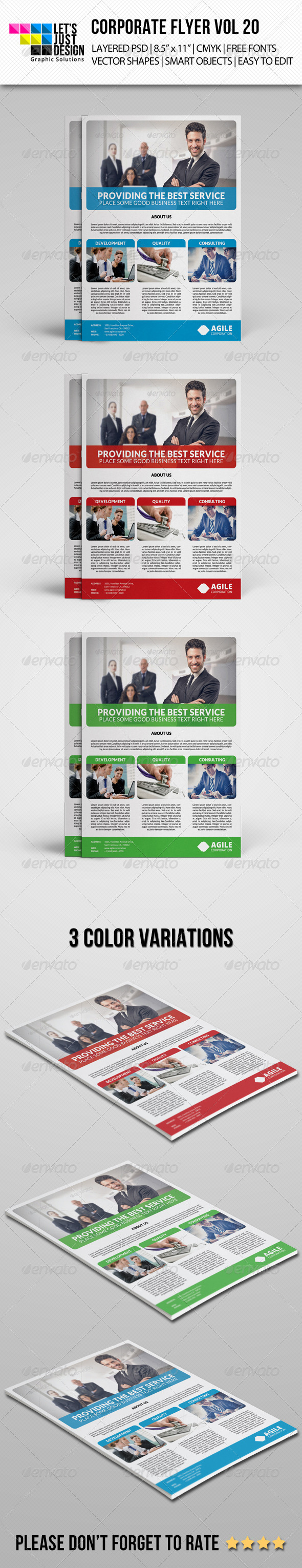 Corporate Flyer Template Vol 20