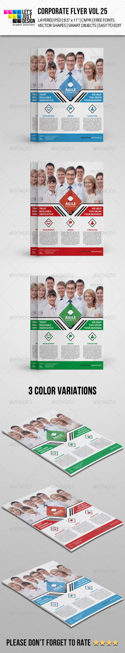 Corporate Flyer Template Vol 25