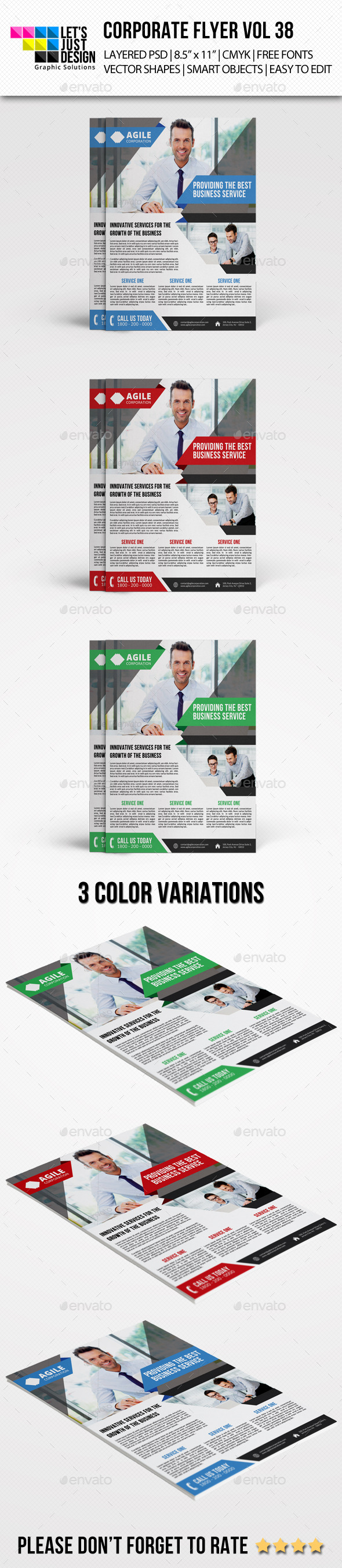 Corporate Flyer Template Vol 38