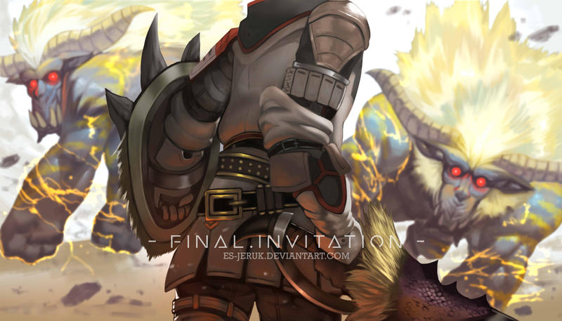 Tigrex Diablos Armor Art - Monster Hunter Frontier Art Gallery