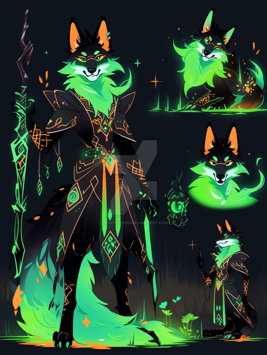 Male fox kin fursona adopt by seaphoenix1 on DeviantArt