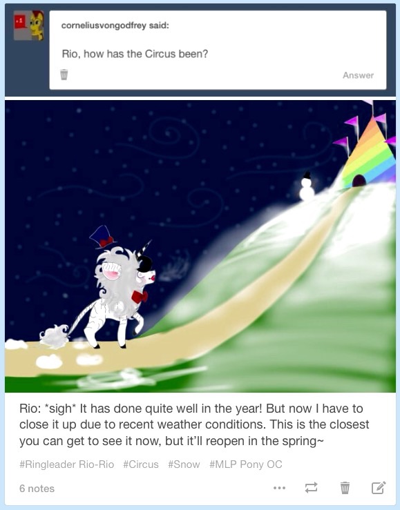 Tumblr Q and A: Circus