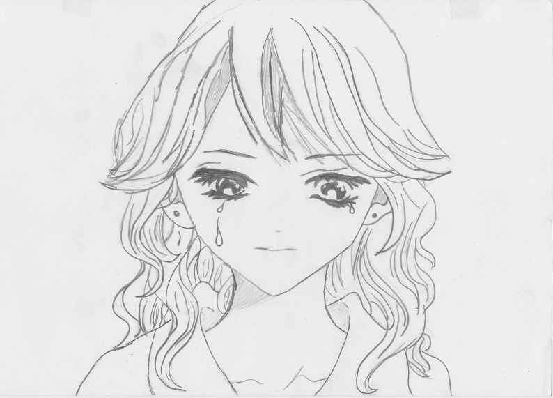 crying anime by giglene on DeviantArt