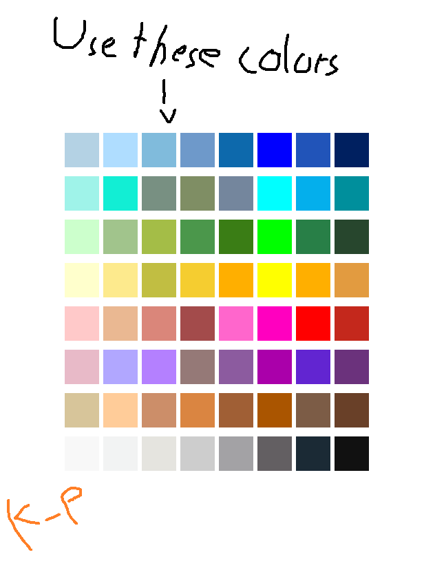 Roblox Color Palette Challenge By Killer P Anda On Deviantart - roblox colors