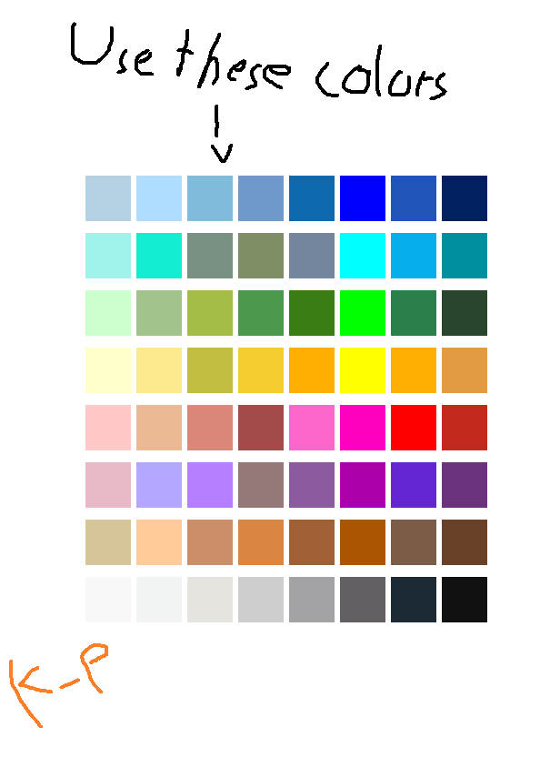 Robux theme Color Palette