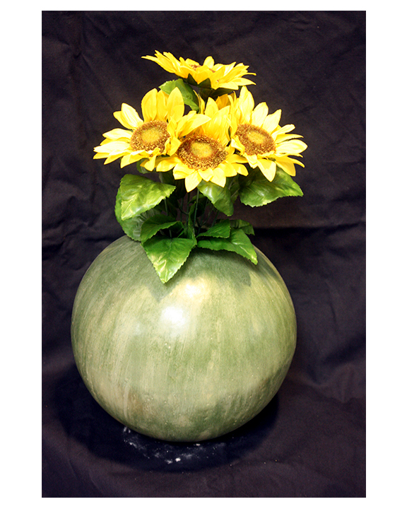 Green Matte ceramic vase