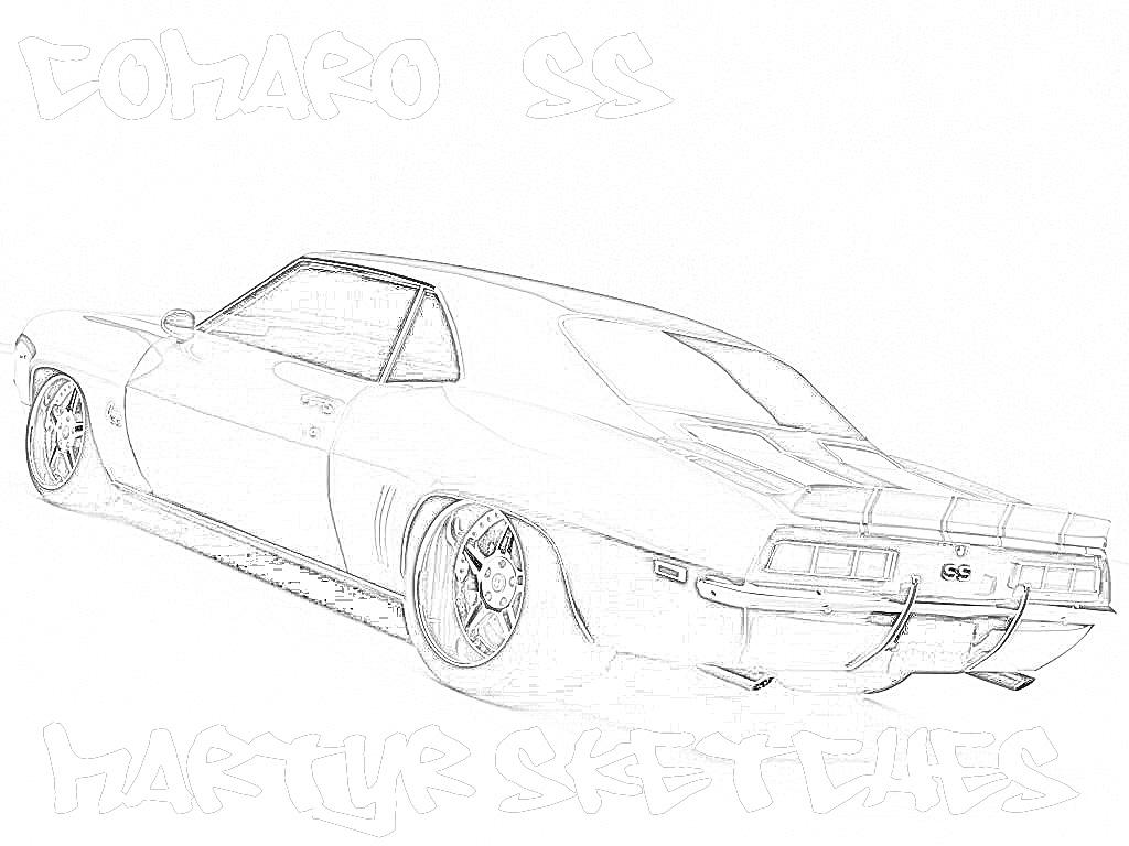 Comaro ss Rear by MARTYRSKETCH on DeviantArt