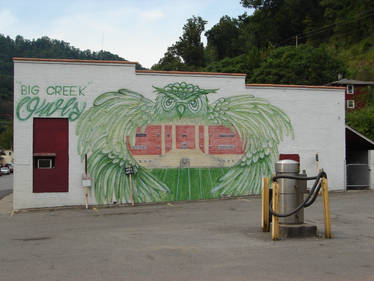 Big Creek Owls mural