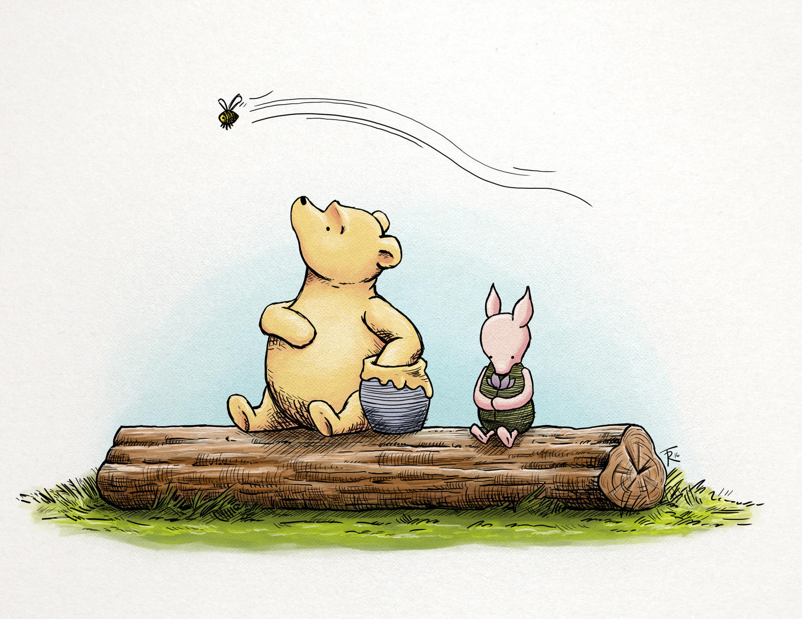 Download Classic Winnie the Pooh and Piglet by sphinkrink on DeviantArt