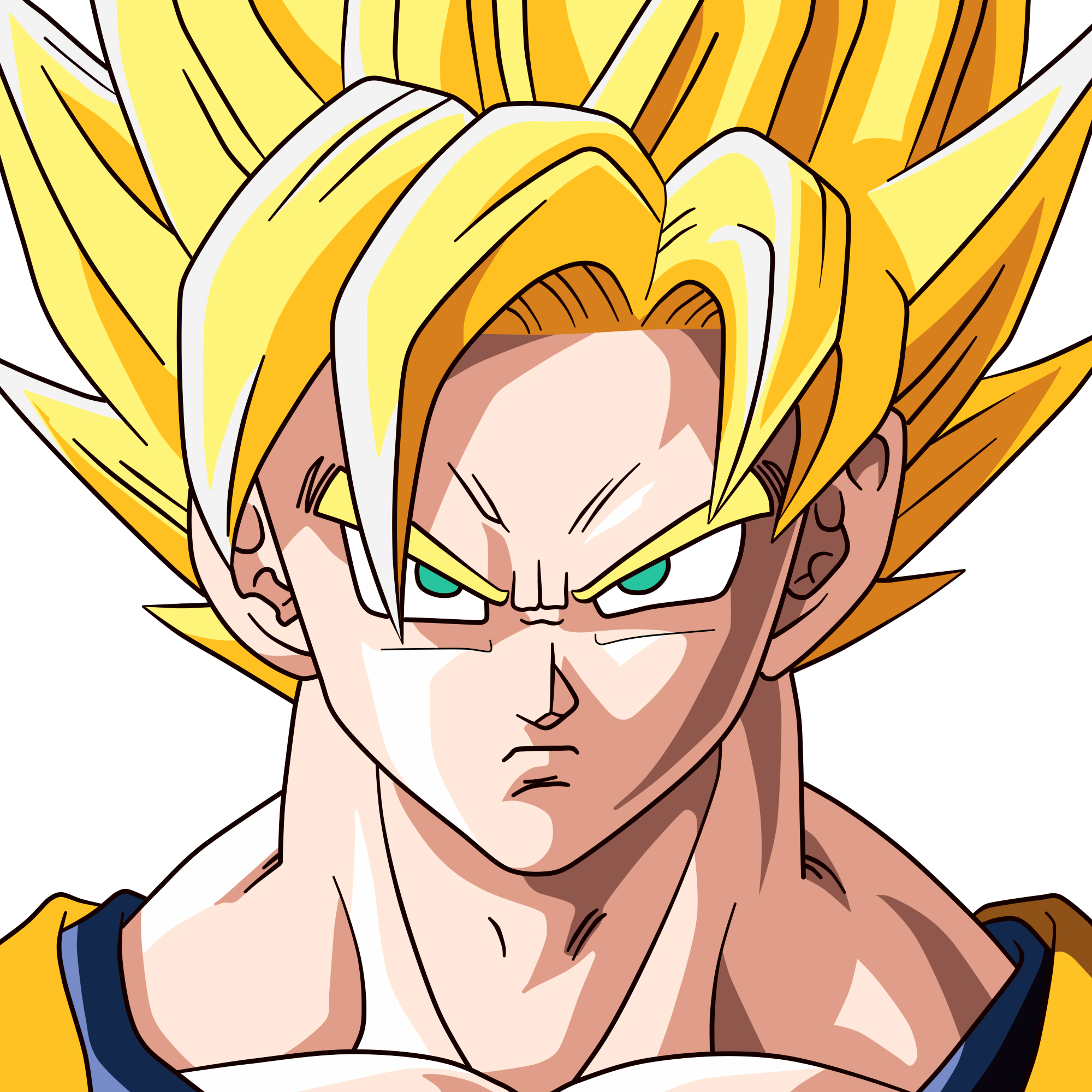 Goku Super Saiyan By Jeffthesupersaiyan On Deviantart