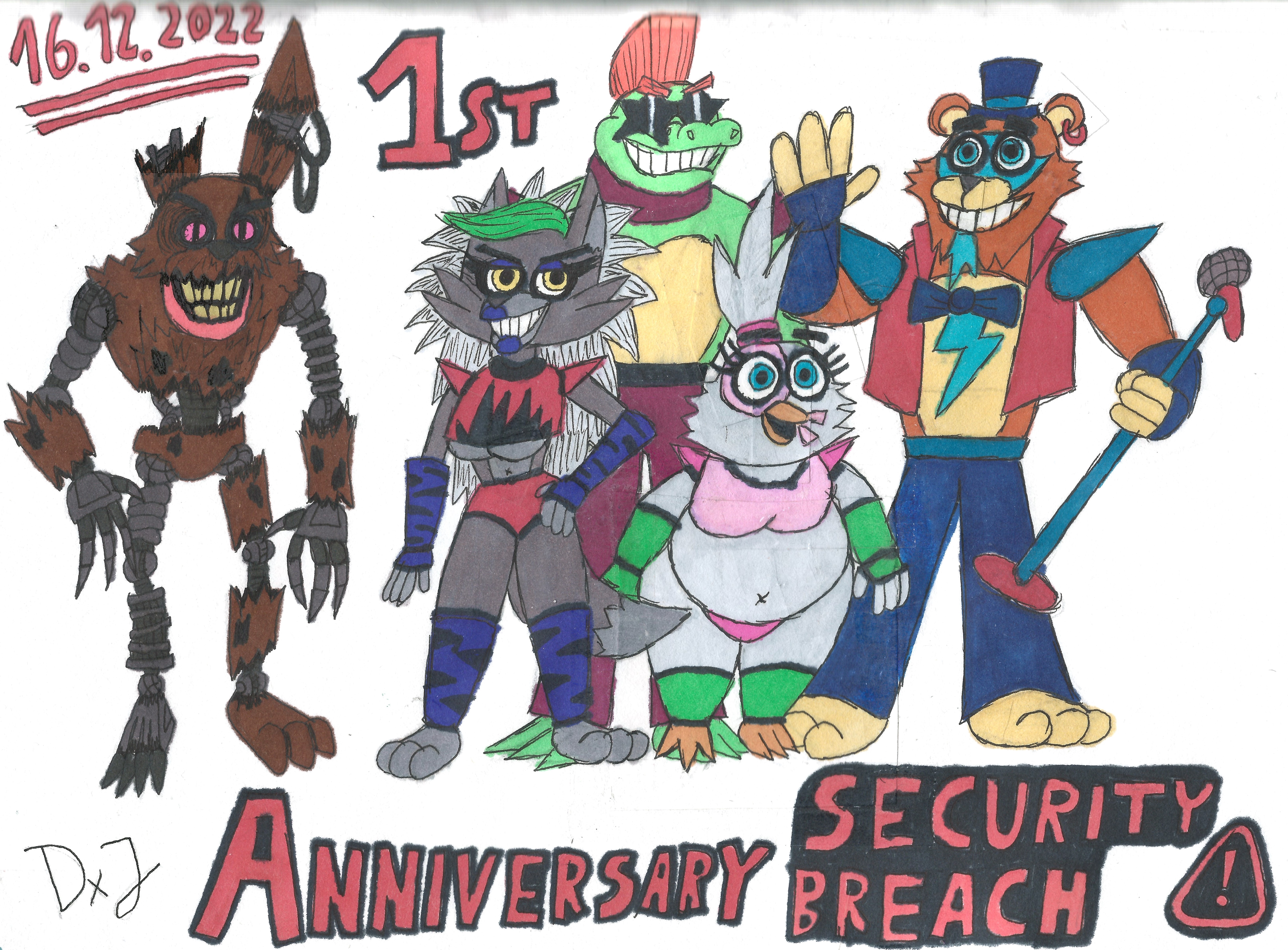 FNAF Security Breach Animatronics by ArgosSFMofficial on DeviantArt