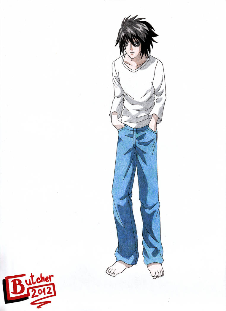 Ryuzaki 'L' / Death Note by HannyLough on DeviantArt