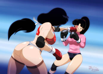 Kikyo vs Sango 5 by ButcherStudios