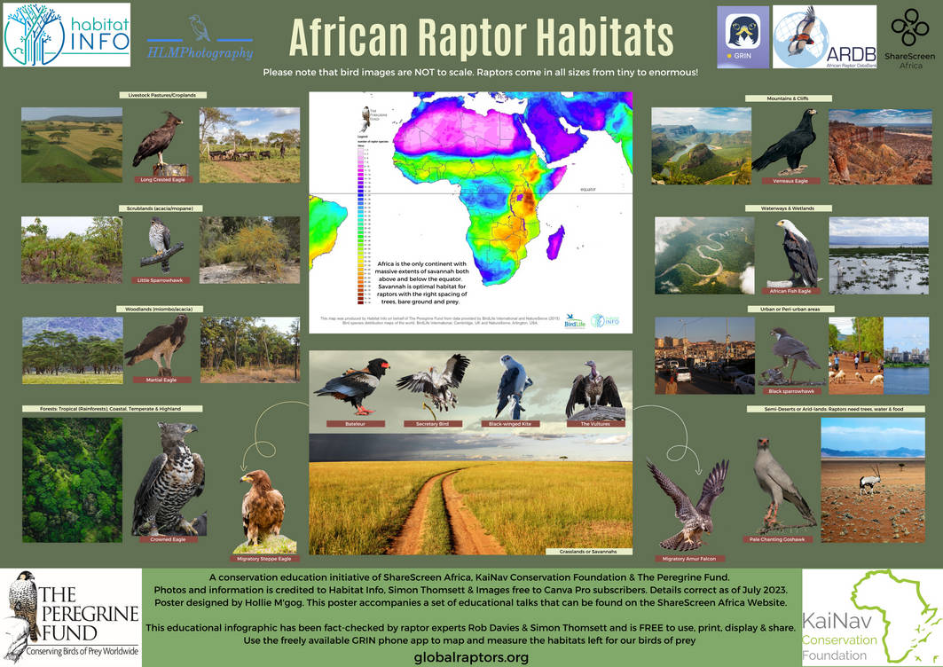 African Raptor Habitats - High Res by ConservationEducator on DeviantArt