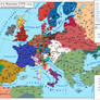 Map of Europe 17th