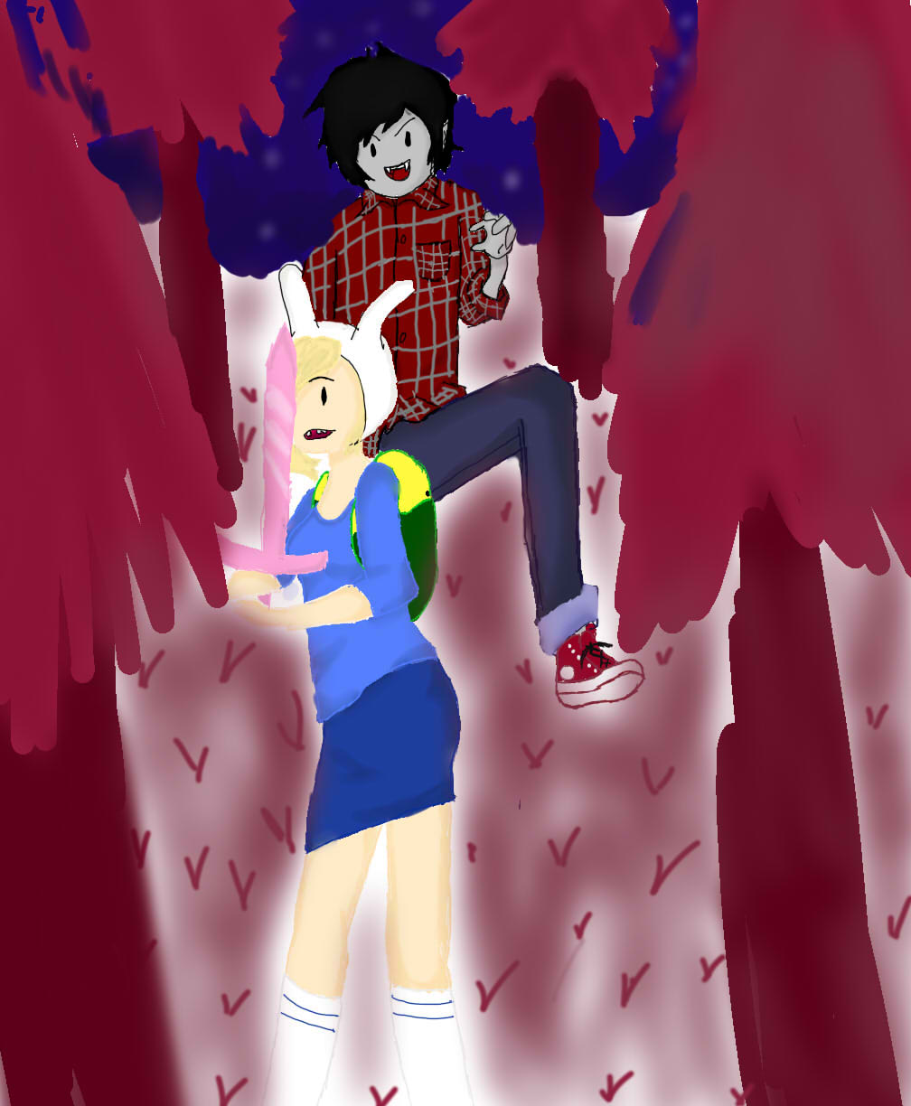 Marshall Lee and Fiona