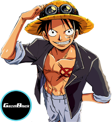 PNG- Luffy by GazelBlack on DeviantArt