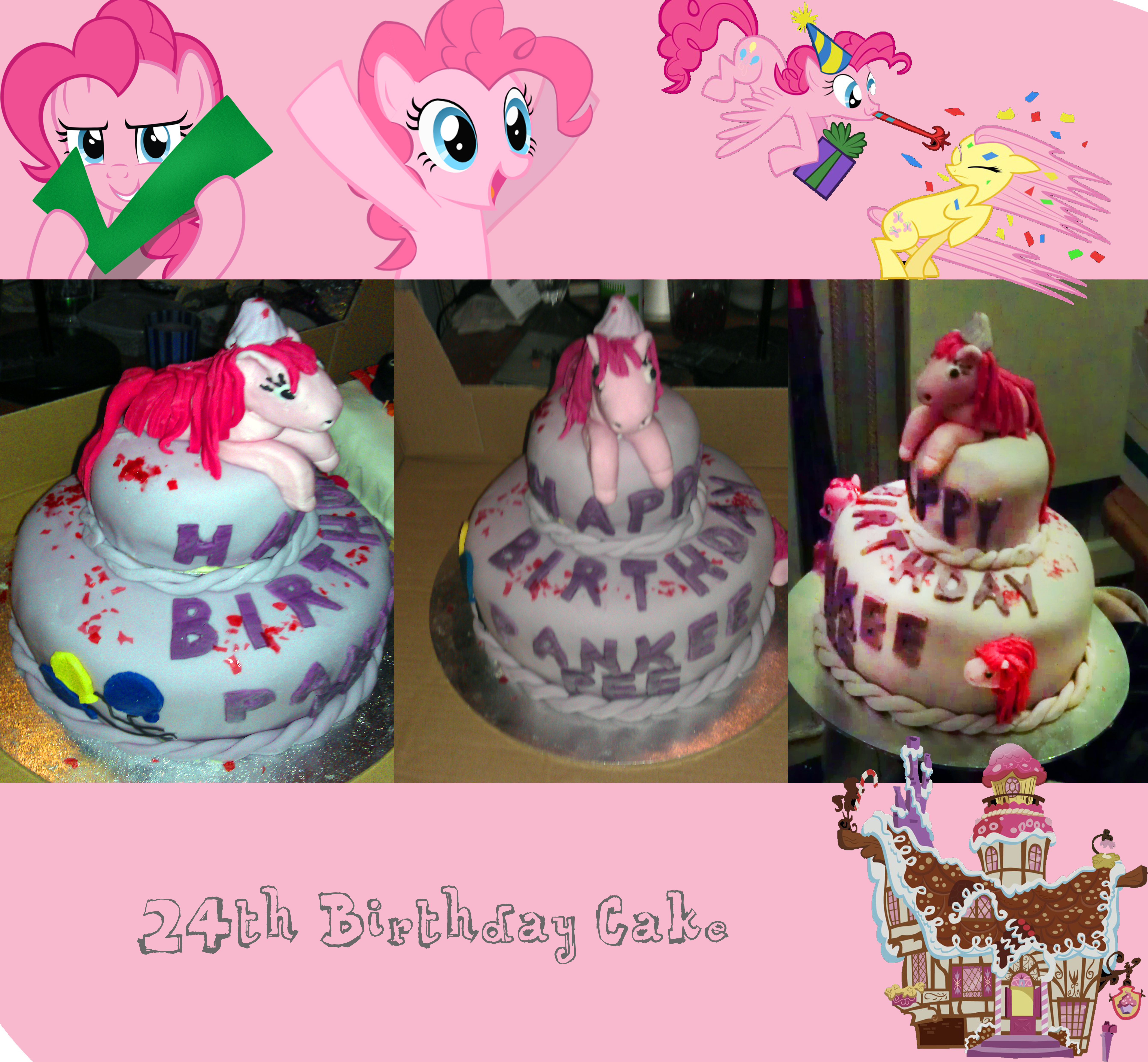 Pinkie Pie Birthday Cake