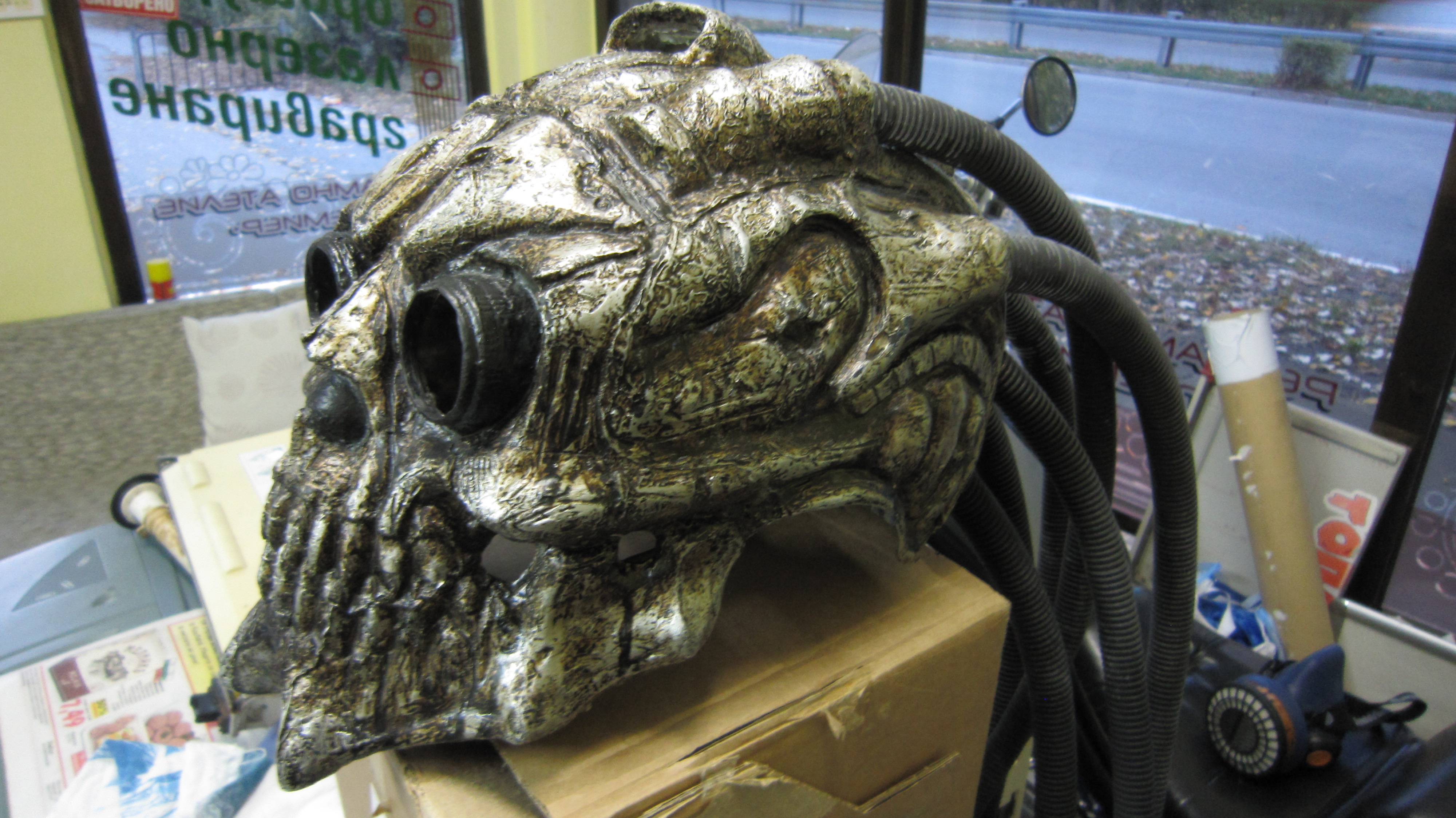 Skull helmet