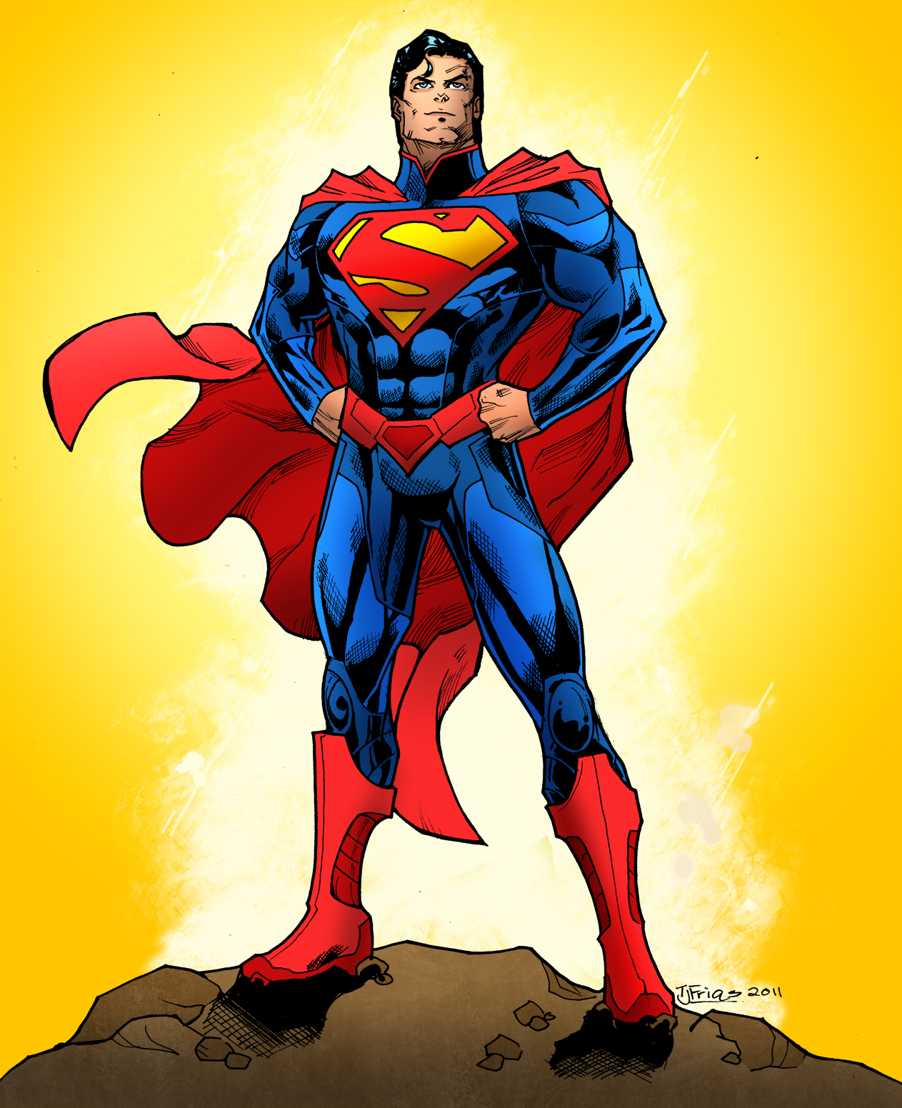 New 52 Superman Colors! by jakekless