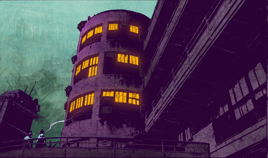 Arkham Asylum Colors by jakekless
