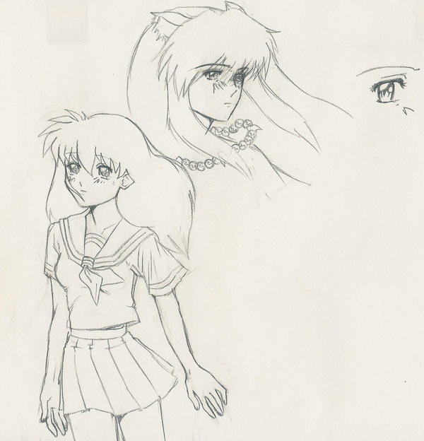 Kagame Crying Crying Kagome InuYasha by Tsukiko88 on DeviantArt