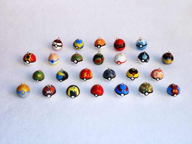 Pokeball Charms