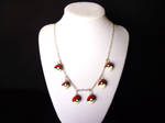 Pokeball Party Necklace by meh-anne