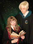 Draco Malfoy and Hermione Granger by BelkerCRFT