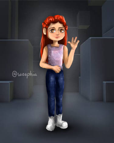 Roblox Bacon girl as human by Woophia on DeviantArt