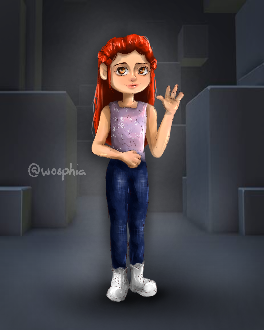 Roblox Noob Girl as HUMAN by Woophia on DeviantArt